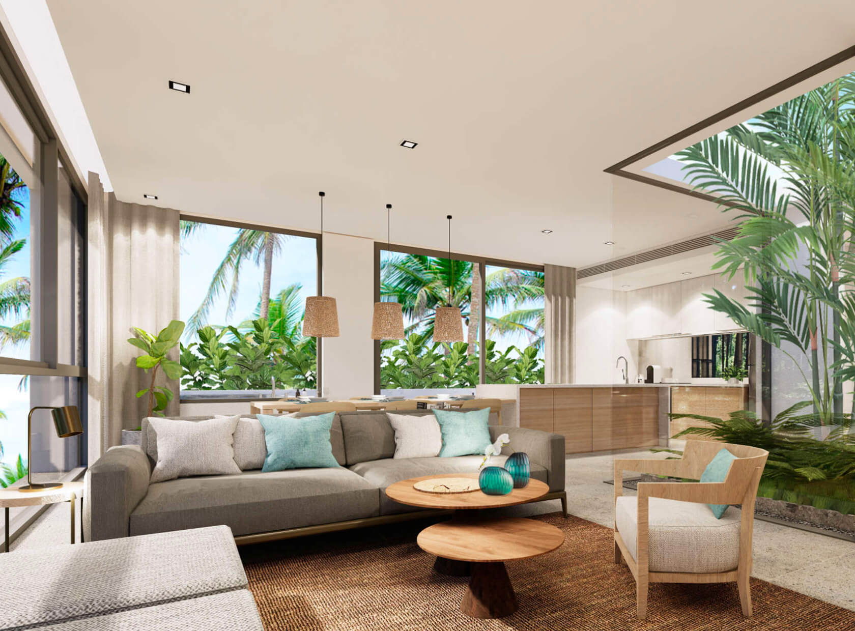 catch resort residence phuket living room