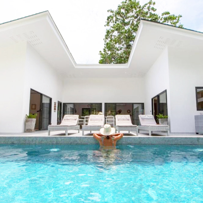 Louma Villa for sale in koh samui pool