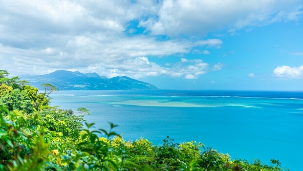 Tahiti,Holiday,Escape,,French,Polynesia,-,Mountain,View,Over,The