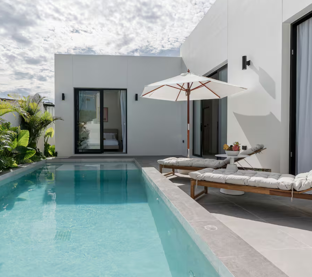 Sunrise Garden Phuket villa with private pool and sun loungers