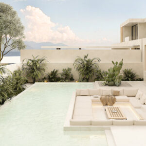 Serene poolside lounge at Sunrise Lake Phuket villa