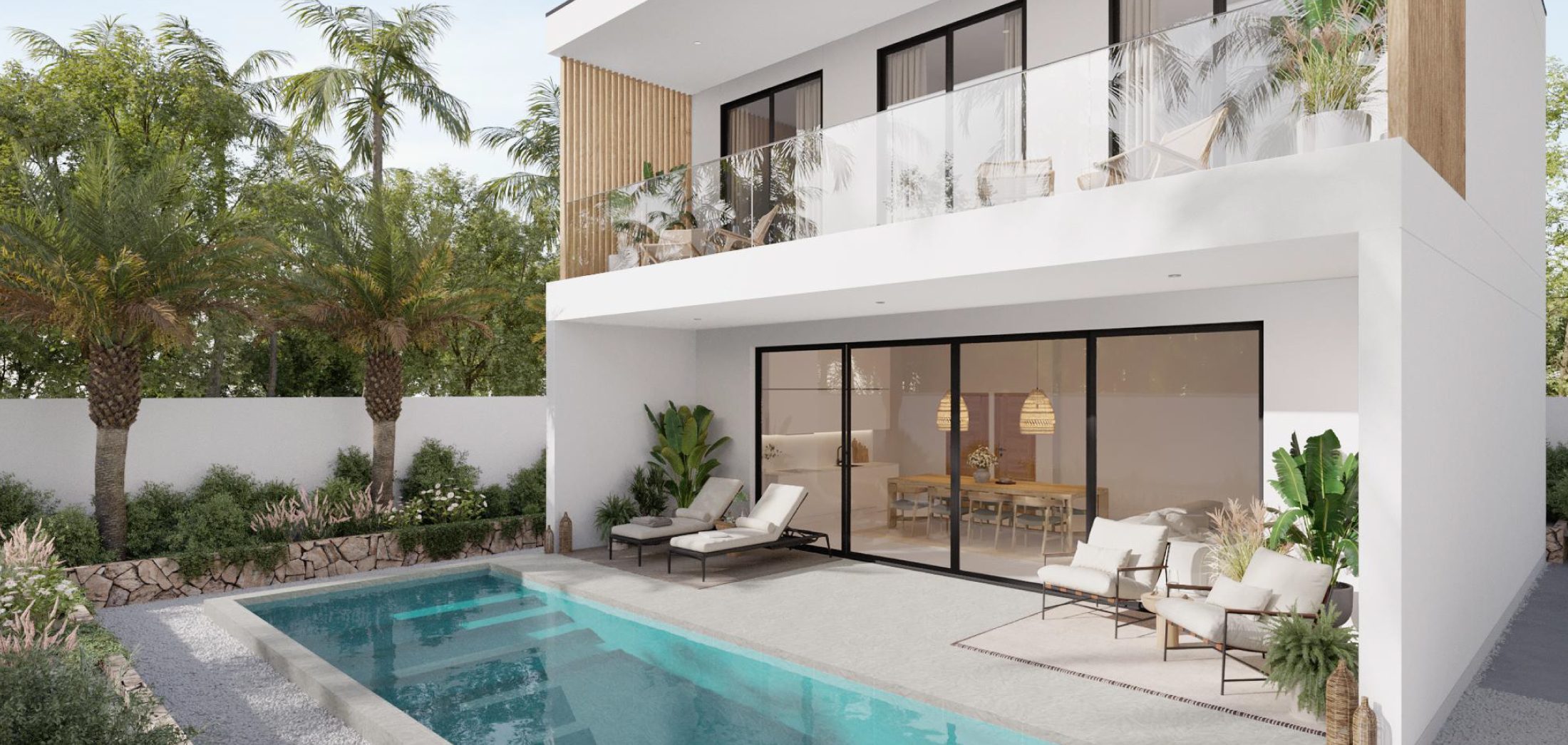 Private pool and terrace at Sunrise Valley luxury villa Phuket