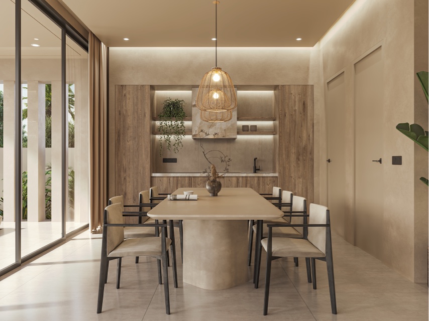 Phuket villa designed for rental income — luxury bathroom with rain shower