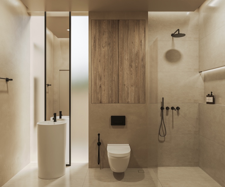 Expat villa in Phuket — outdoor living area with infinity pool