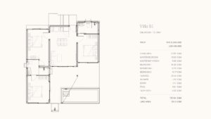 Villa B1 Sunrise Garden – Floor Plan